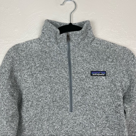 NWOT Women’s Grey Patagonia Better Sweater 1/4 Zip Fleece Size M - Picture 3 of 10
